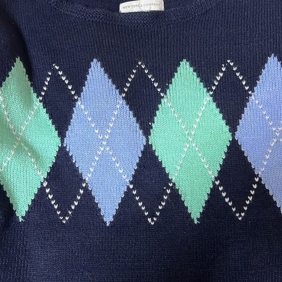 Y2K Argyle sweater - Picture 7 of 7